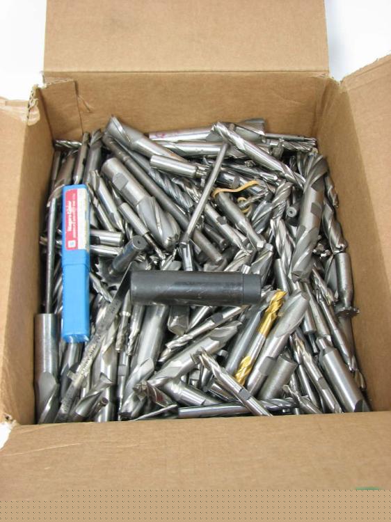 39 lbs of assorted endmills huge lot 