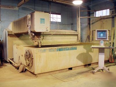 #9907 - 6' x 12' flow cnc waterjet cutting system