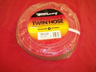 Forney oxy-acetylene hose assemblies. 3/16