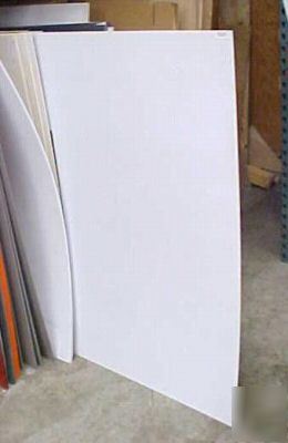 Kydex 100 polar white 1/16