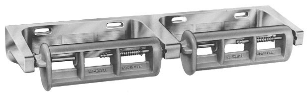New (21) bradley 5241 aluminum toilet tissue holders 