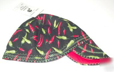 New hot chili peppers welding hat 7 1/8 reversible