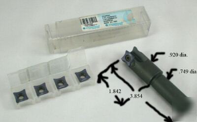 New ingersoll Â 3/4 shank insert milling cutter 