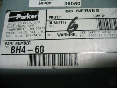 Parker quick coupler series 60