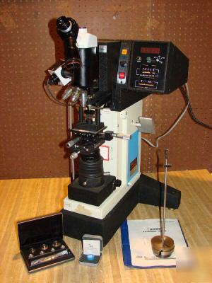 Wilson tukon microhardness tester with olympus