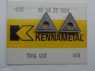 3PC tnmg 432 K68 kennametal turning insert