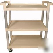 Rcp 9T65-71 rubbermaid utility cart with 3