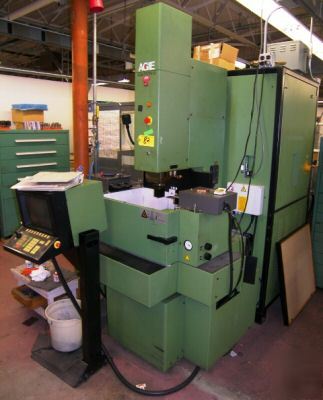  cnc agietron 1U sinker type edm /tool chgr. - c-axis