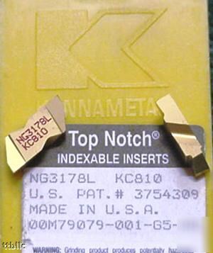 10PC NG3178L KC810 kennametal grooving insert 