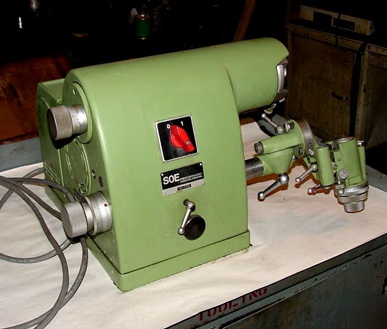1990 deckel soe tool grinder w/comparator attachment