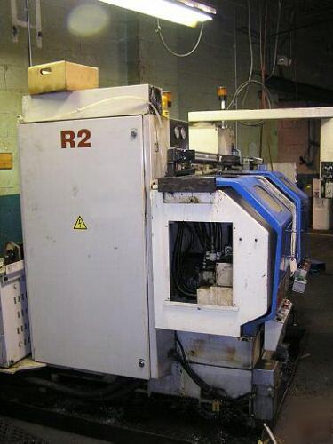 Okuma & howa ACT2SP1 twin spindle lathe, ot fanuc, 1994