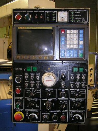 Okuma & howa ACT2SP1 twin spindle lathe, ot fanuc, 1994