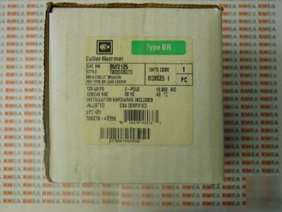 New cutler hammer BW2125 main circuit breaker - in box 