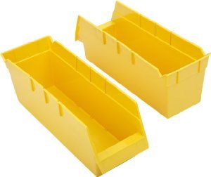 24 bin small parts storage rack container shelf unit