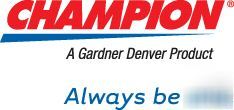 Champion 5 hp air compressor, 80 gal/vert. 230V/1PH.
