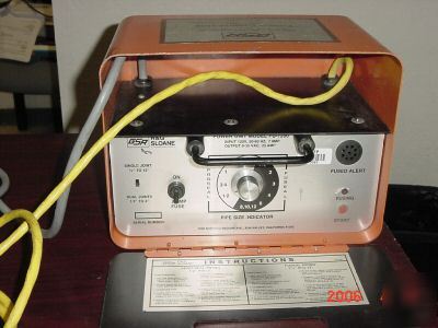 Gsr fusion control unit fu-1200 plastic pipe welder