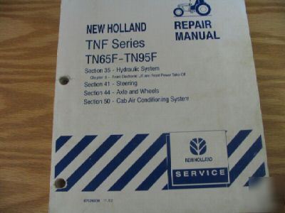 New holland TN65F TN90F tractors repair manual