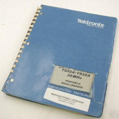 Tektronix T932A/T935A 35MHZ portable oscilloscope
