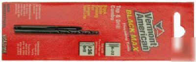 Vermont american black max 6-32 tap & #36 drill bit