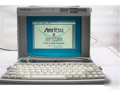 Anritsu MP1220A atm quality analyzer w/ modules, softwa