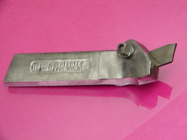 Antique armstrong lathe cutoff tool holder # 34 r
