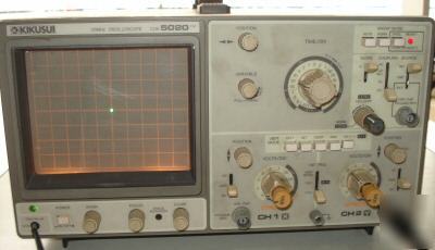 Kikusui cos 5020 20MHZ dual channel oscilloscope 40$
