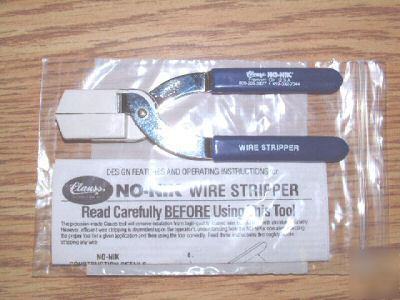 New clauss no-nik fiber optic wire stripper .021