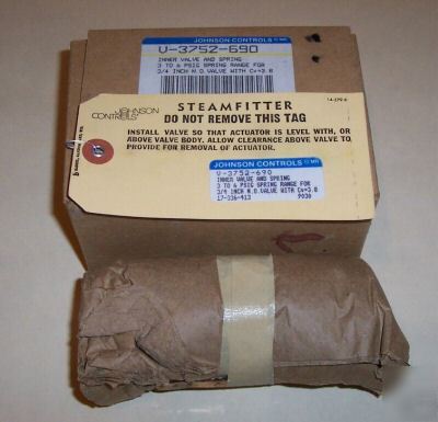 New johnson controls V3752 -690 inner valve, 3/4 in. .
