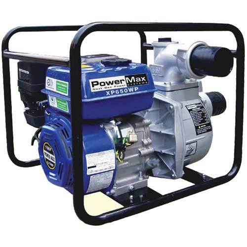 Powermax 2â€œ portable gas power water pump 6.5HP 158GPM