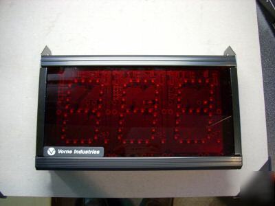 Vorne industries led digit rate monitor p/n 87/415-4D-3