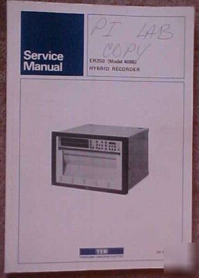 Yokogowa ER250 4088 service manual
