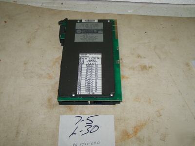 1 allen bradley 1771-oad ac output module 