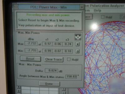 Hp 8509B /001/012 polarization analyzer 
