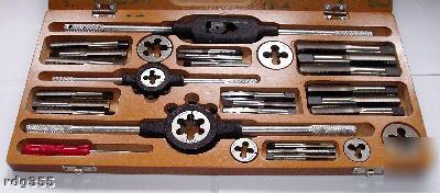 Large unf tap & die set- unf taps & dies