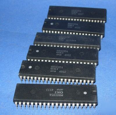 M80C85A oki 40-pin cpu vintage 80C85N 80C85