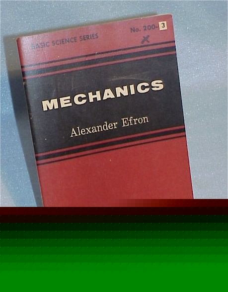 Mechanics book,rider publication,physics,kinematics