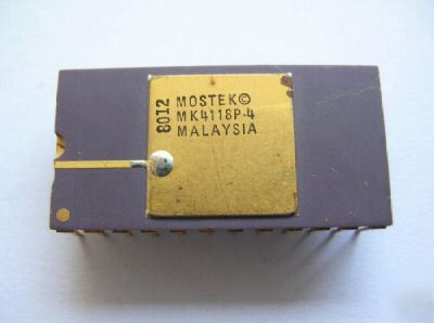 New MK4118P-4 - 4118 - mostek ic ceramic goldpin 