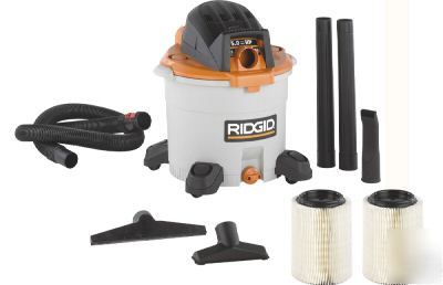 Ridgid 12 gallon 5 peak hp wet / dry vac WD1246 /47 