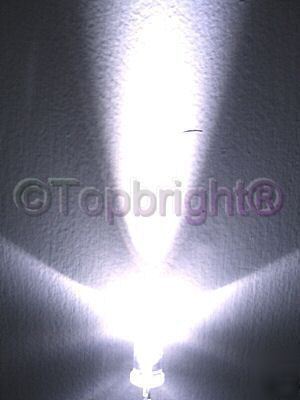 50X ultrabright white led 5MM 20,000MCD free r&s/h