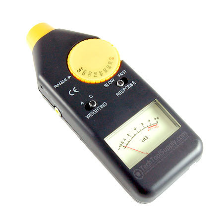 *awesome* spl analog sound level meter - audio speaker