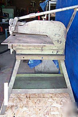 Whitney 10 ton deep throat hand punch press 4 die shoes