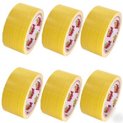 6 rolls yellow duct tape 2