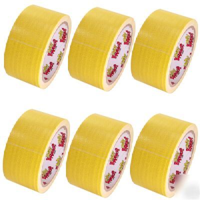 6 rolls yellow duct tape 2