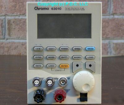 Chroma electronic load module 63010 wow 