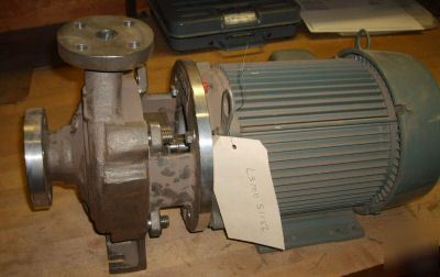 Goulds pump liquid end with motor - ss - 1.0 x 1.5