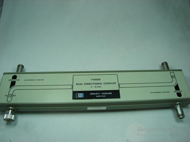 Hp 11692D dual directional coupler 2 - 18 ghz