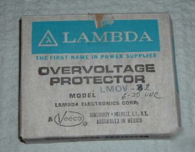 Lambda lmov-2 overvoltage protection module, 6-20 vdc