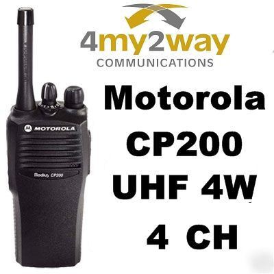 Motorola CP200 portable uhf 4W 4CH 403-440 mhz