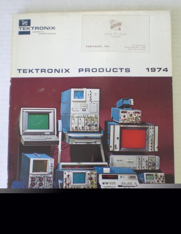 Tektronix products catalog Â©1974