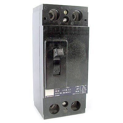 Westinghouse 125 amp 240V circuit breaker model CA2125